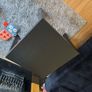 Black Saloon Table  Carpet Optional Image 3