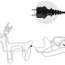 Christmas LED Decorative Reindeer with Sleigh Image 3