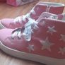 girls laced high tops Image 2