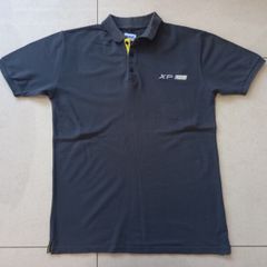 Official DAF Dealer Men's XF105 Polo Shirt T-Shirt Grey Yellow Medium