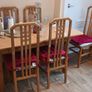 table and 6 chairs (extendable) Image 4