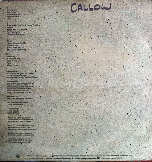 Rare Fleetwood Mac double translucent white Zimbabwe release in vg+ condition