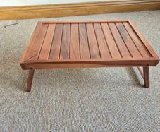 Solid Wood Folding Bed Tray/Laptop Lap Desk