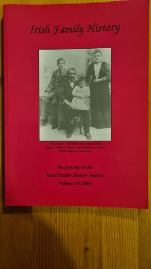 Irish Family History Journals Of The Irish Family History Society. See Photos For Years. All In Very Good Condition.