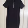 Zara black ribbed dress Image 8