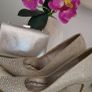 Laura B silver bling high heels Sz 7UK Image 7