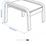 Poang Armchair and footstool Image 4