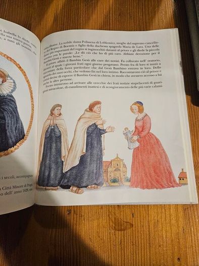 The Legend Of The Infant Of Prague. Beautiful Illustrated Large Volume Hardbacks In Good Condition.  See Photos For Same.  Italian Version.
