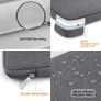 14 Inch Laptop Sleeve Protective Case Cover with Handle and Pockets for 14 Inch HP Lenovo Dell Acer Chromebook Notebook Shockproof Water-resistant Computer Carry Bag, Dark Grey Image 7