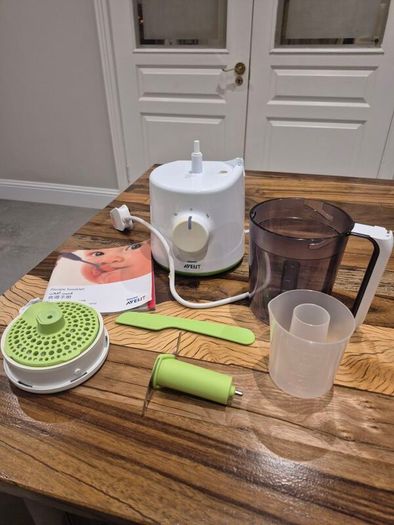Philips Avent 2-in-1 Steamer and Blender - Steam and Blend Baby Food (Model SCF870)