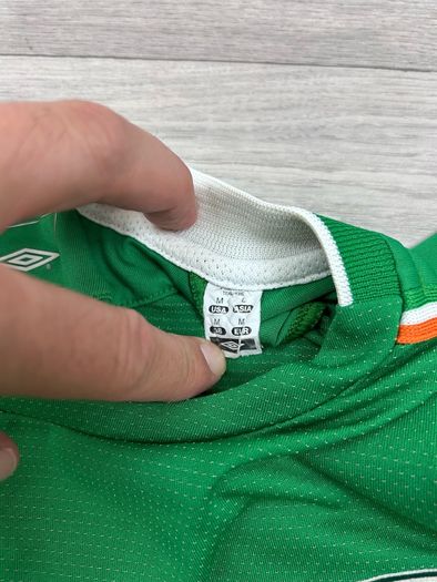 Vintage 2004 Umbro Ireland Home Jersey Shirt Mens Medium
