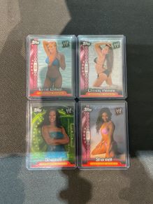 WWE Diva Trading Card Lot 4 Cards 2006 Restricted Access