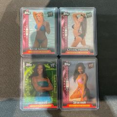 WWE Diva Trading Card Lot 4 Cards 2006 Restricted Access