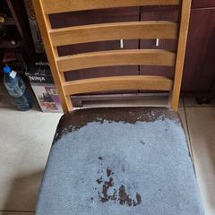4 x Wooden kitchen chairs