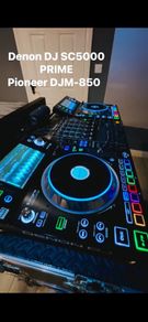 Pioneer DJM-850 and pair of DENON SC5000
