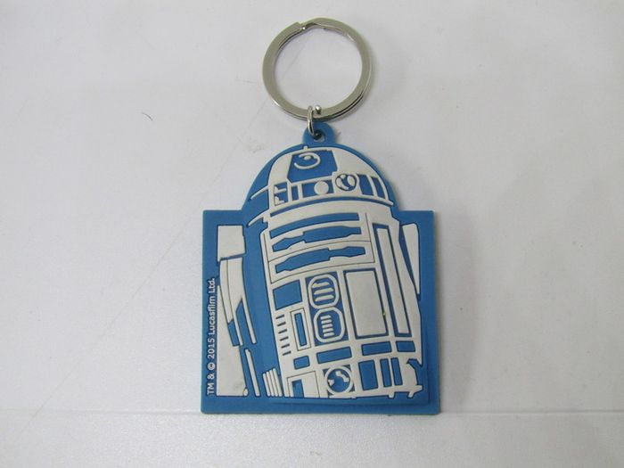 Star Wars RD D2 key chain Lucas Film LTD New Post 2.00