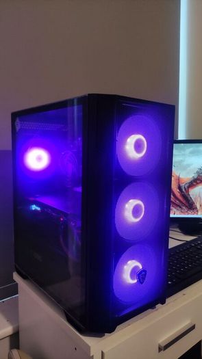Gamer PC set Dragon Slayer Intel i5 10500 Core (10th gen) With GTX 1070 8 GB and 27 inch LG monitor