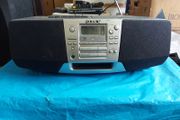 SONY  CD-Radio-Cassette-Corder Model CFD-S38L, Radio works fine, CD and Tape not, excellent cosmetic condition