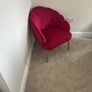 statement chair velvet Image 3