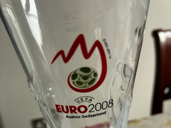 Carlsberg UEFA Euro 2008 Glass