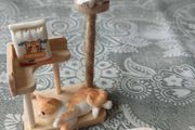 Cats Climbing Frame 1:12 Dollhouse Miniature