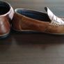 River island real leather brown boys shoes Image 5