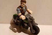 Imaginext Jurassic World Park Owen Figure with Motorcycle