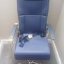 Airbus A320/A321 Aircraft Seat Swivel Office Chair | Genuine Airline Seat with Tray Table & Life Jacket Image 6