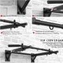 Pull Up Bar Wall Mounted Chin Up Bar Home Gym Punch Bag and TRX Training Hook Exercise Bracket Upper Body Workout Bar Image 3