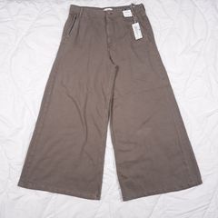 Marks & Spencer Brown Khaki Wide Leg Palazzo Trousers Jeans 16UK/44EU