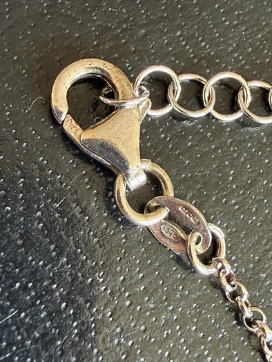 silver necklace