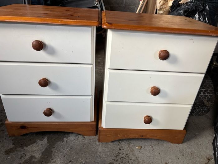 Dressing Table, Mirror, 2 lockers and small wardrobe(needs reassembly)