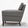 Vintage Grey Tweed Armchair, Sweden, 1960s. Image 9