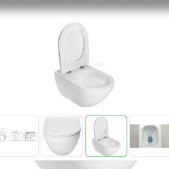 Roca Hebe wall hung toilet bowl