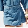 Zara Wrap Denim Skort Xs Image 2