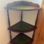 Vintage 3 tier corner shelf Image 2
