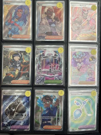 Pokemon Cards 99 Trainer Full Arts