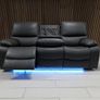 3 Seater Rita Plus Electric Leather Recliner Sofa Image 3