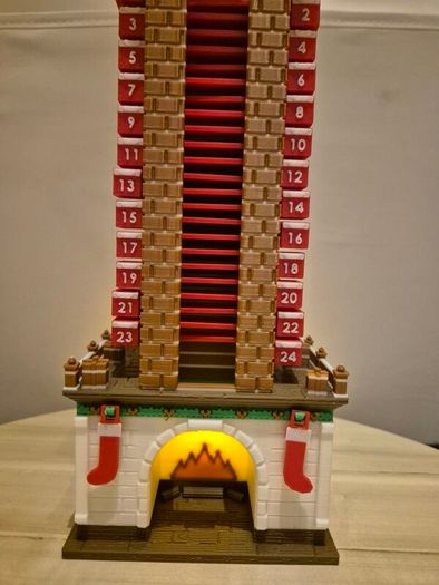 Santa Chimney Advent Calendar
