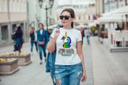 When I Look In The Mirror I See A Badass Unicorn T-shirt Tee Top Shirt