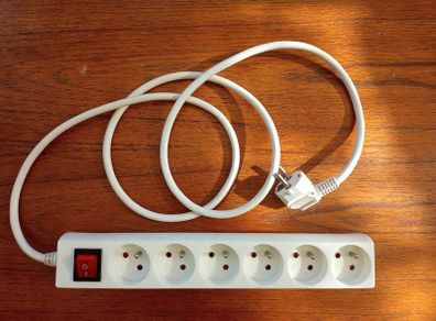 6-Socket Extension Lead 1.5m