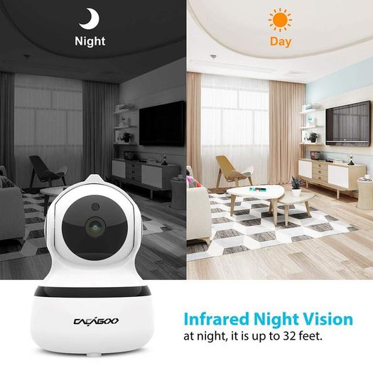 Baby Camera Monitor Baby Monitor with Camera Video Baby Monitor and Night Vision  720P HD Two-Way Audio  Built-in Lullaby Player  Motion & Temperature Sensor for Baby,Elder,Pet
