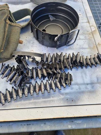 Military Magazine with belt and carrier 7.62x39 RKM RKM-D