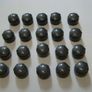 Genuine Audi Wheel Bolt Nut Covers Grey Metallic Painted 4M0 601 173 D X 20 New Image 2