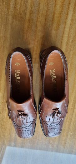 italian brown leather loafers