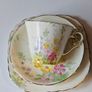 Rare Art Deco J.H. Cope & Co Wellington China Trio Tea Cup Plate & Saucer Image 3