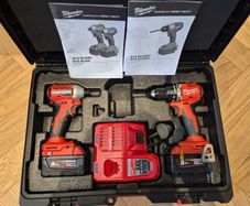 Milwaukee M18 Brushless Combi Drill & Impact Kit