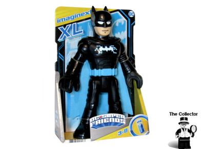 Fisher-Price Imaginext XL DC Super Friends Batman Bat Tech Blue 10.5" Figure Brand New Sealed