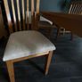 Solid Maple Table & 6 High Backed Maple Chairs Image 3