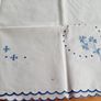 Vintage tea table cloth Image 3